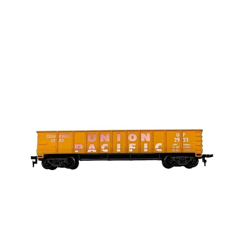 Tyco HO Union Pacific Gondola UP # 2923 Model Railroad Freight Train Car yellow